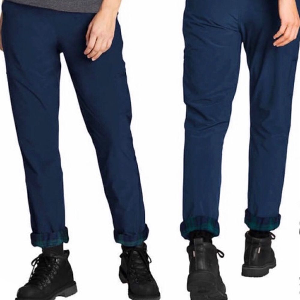 Eddie Bauer Ladies Fleece Lined Pants Size 16